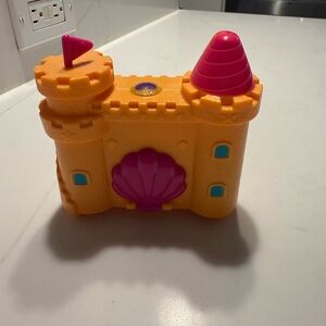 Vibrant Orange and Pink Castle Playset